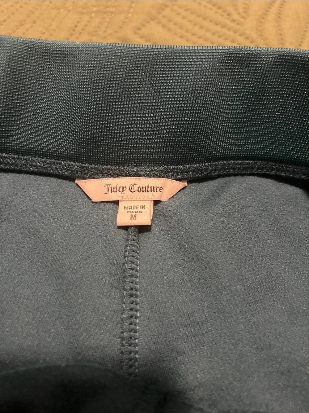 Juicy Couture Teal Velour Hoodie & Pants Set with Rhinestone 'Juicy' Logo